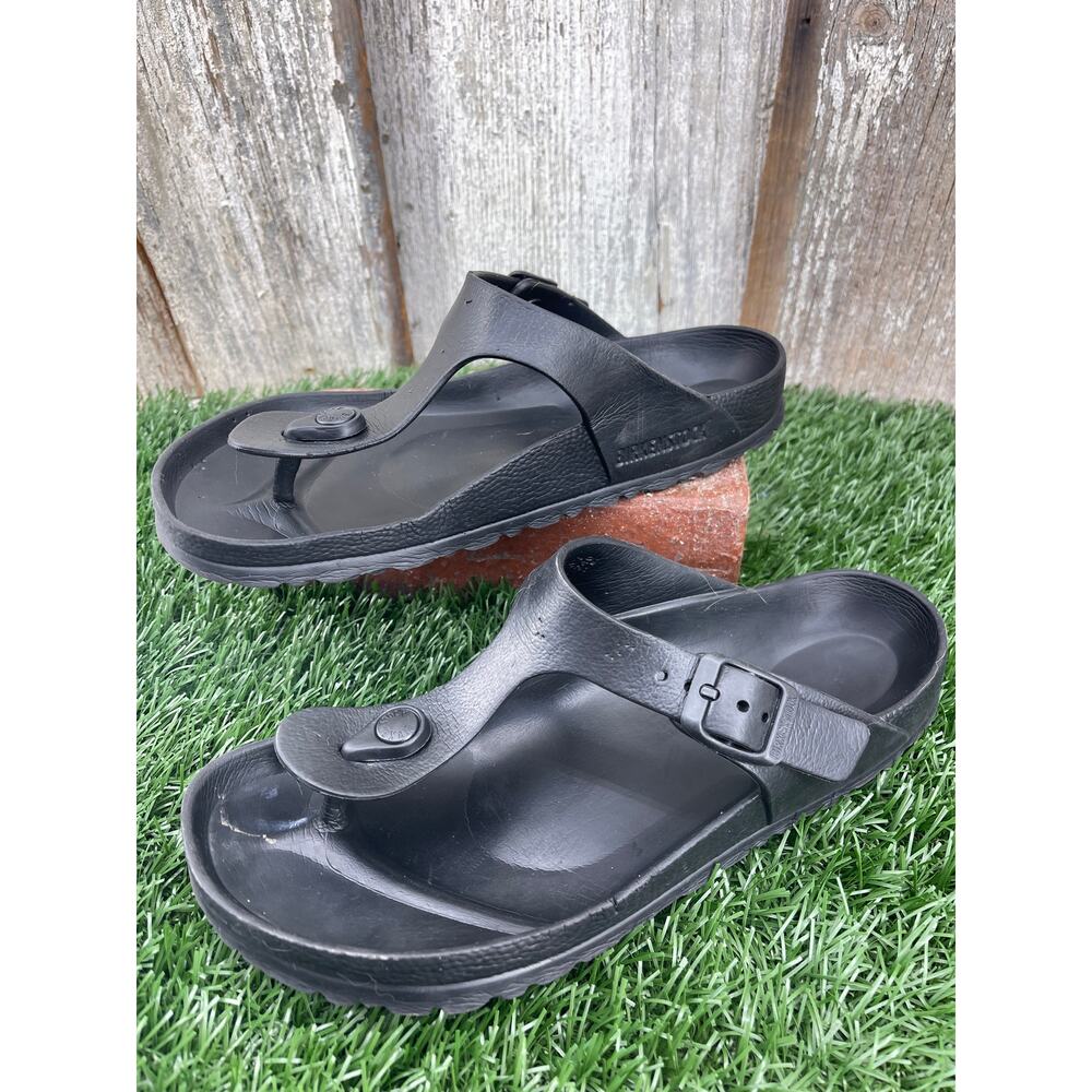 Birkenstock Gizeh EVA Black Foam Thong Sandals Women's EU37 US 6